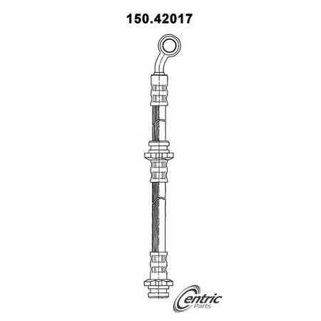 Centric Parts Brake Hose, 150.42017 150.42017